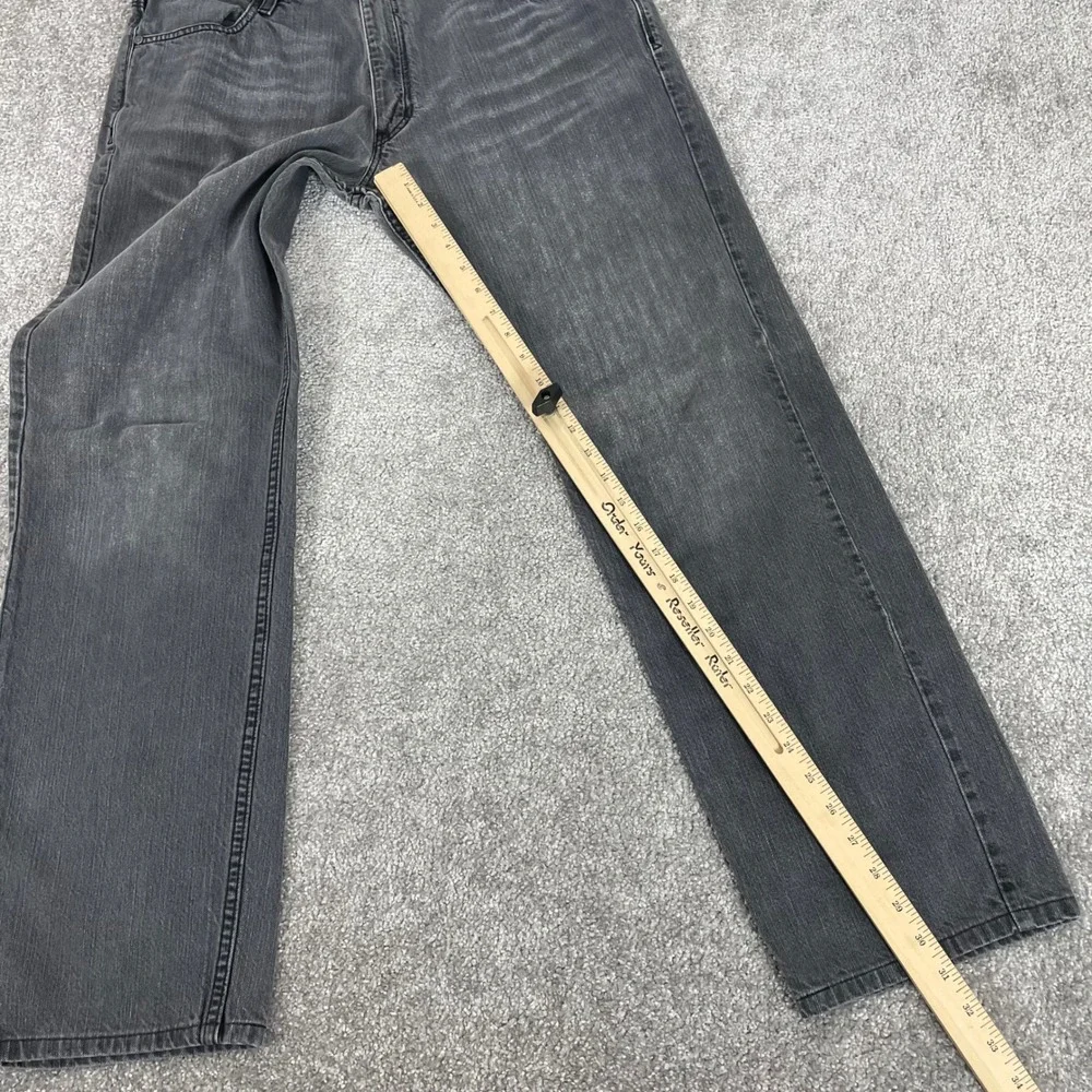 Harley Davidson Jeans Mens 36 x 31 Straight Faded Y2K Biker Moto (Tag 36x34)